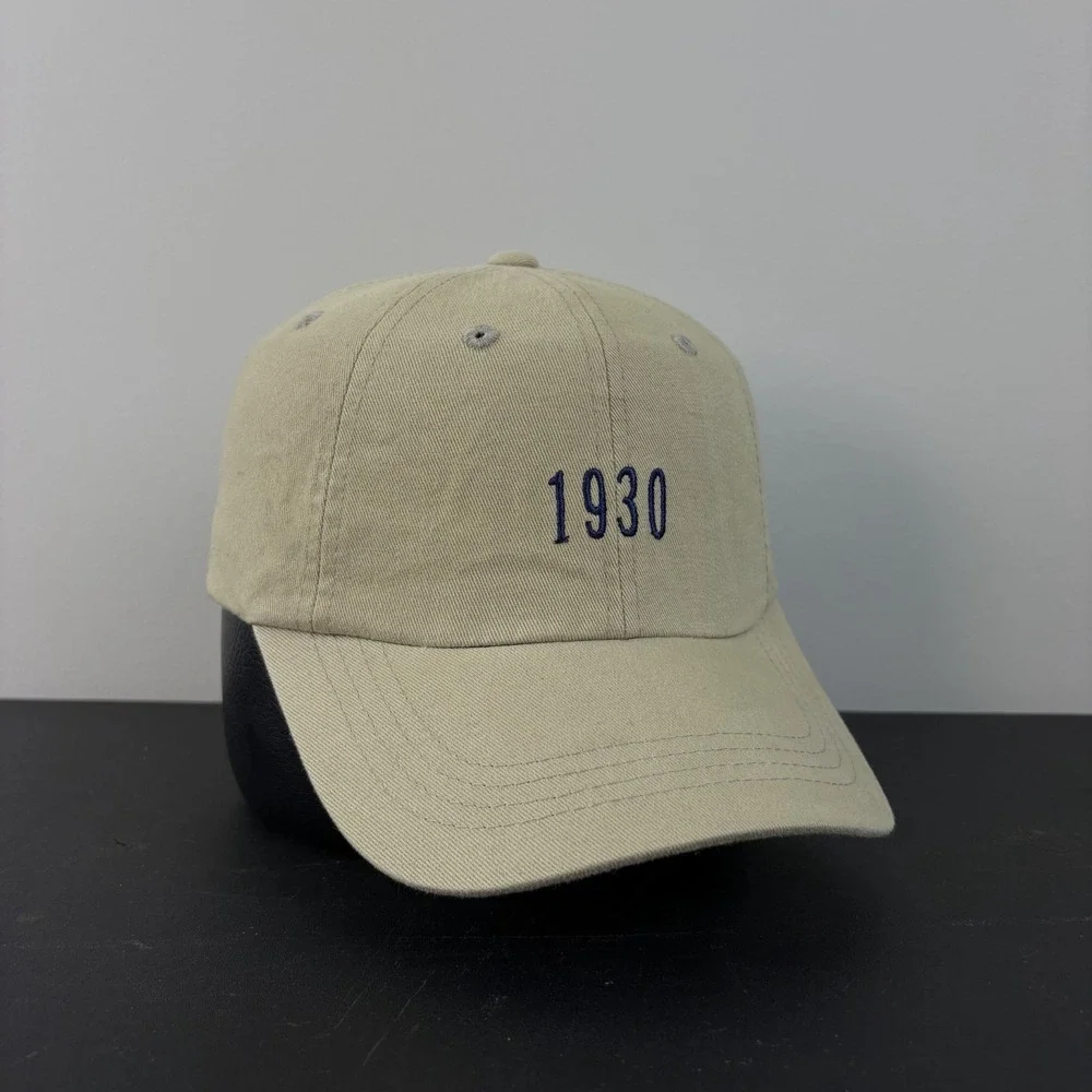 Vintage Y2K Bobby Jones 1930 Grand Slam Hat Khaki Dad Cap Strapback Adjustable - Picture 1 of 5